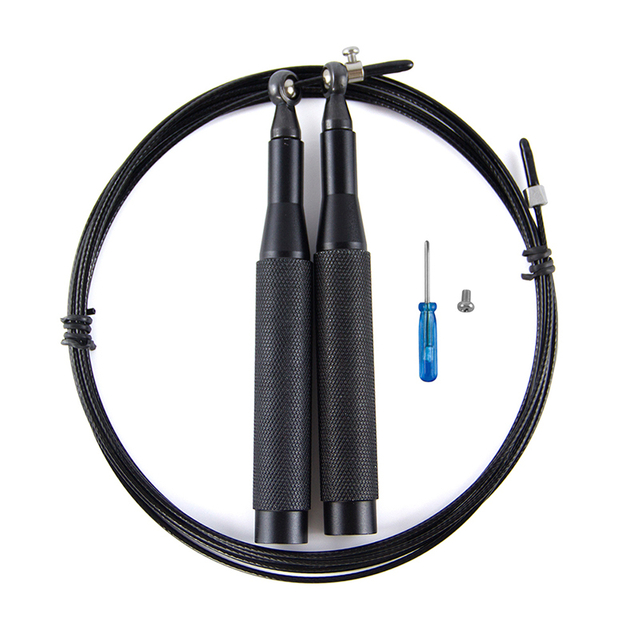 Ultraschnelles Springseil mit kugelgelagertem Aluminiumgriff